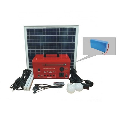 MTO easy to install off grid lithium battery power solar home lighting system